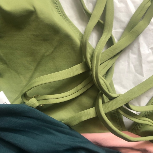 NWT Rosa Secret Green & Pink One Piece Bathing Suit Medium - Picture 7 of 7